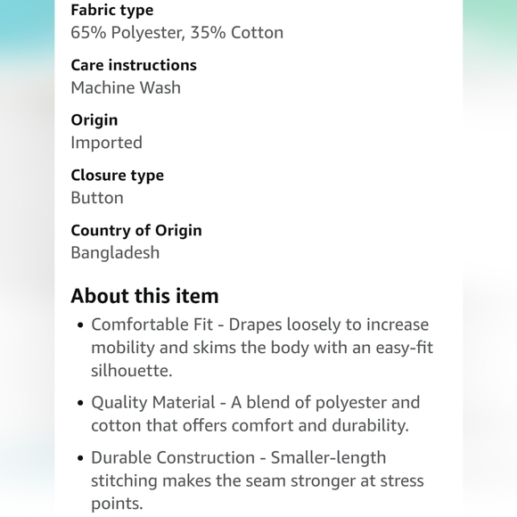 *NWT Chef Works Women's Basic Dress Shirt 2x. - Picture 4 of 7